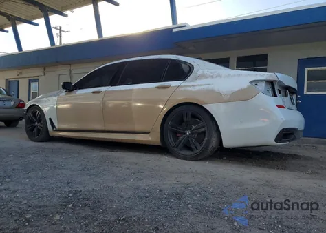 2016 BMW 750 Xi из США, поврежденный, VIN WBA7F2C5XGG416717